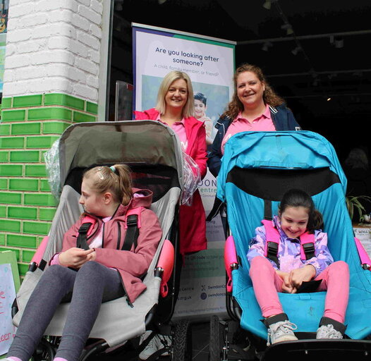 two women with prams